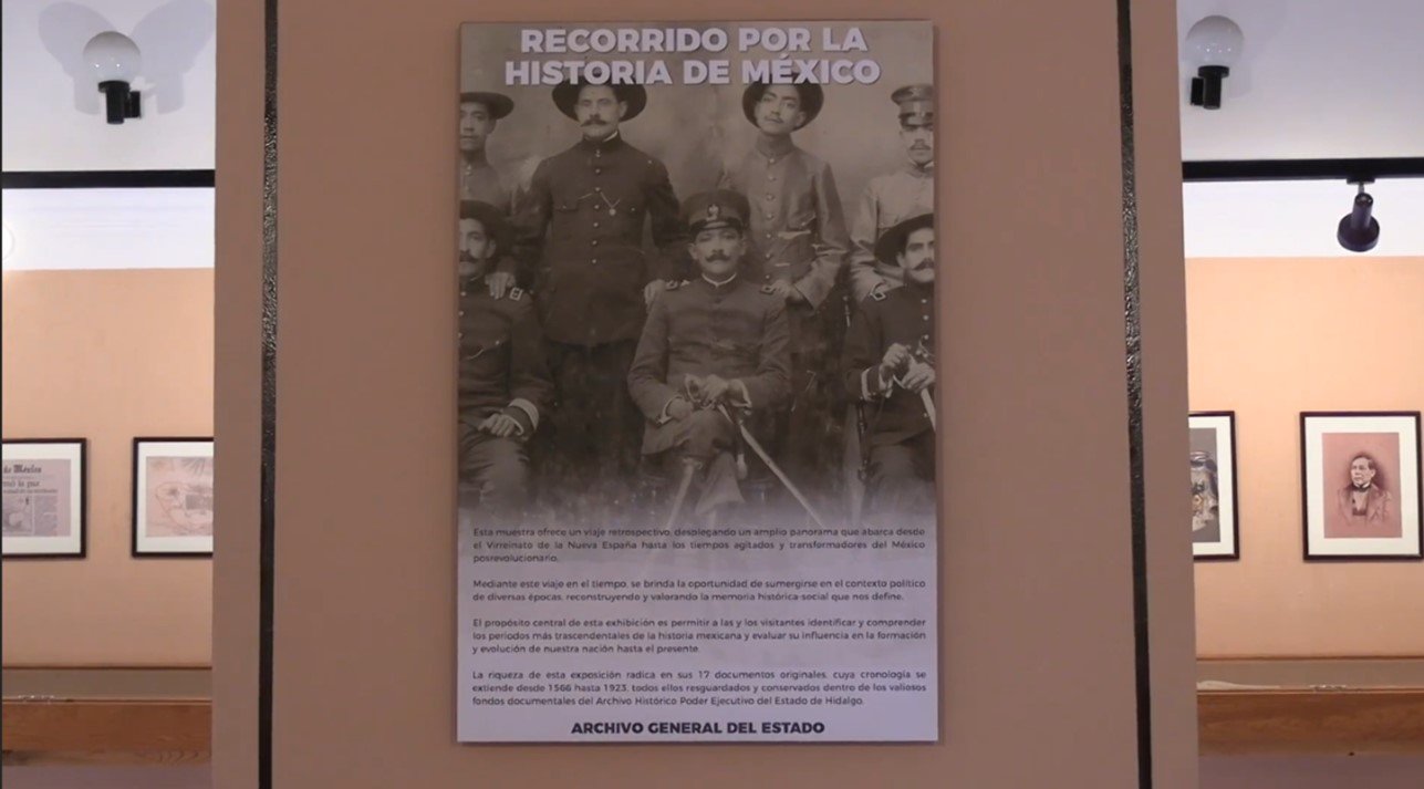 Invita Archivo General de Hidalgo a Visitar Muestra Histórica de México