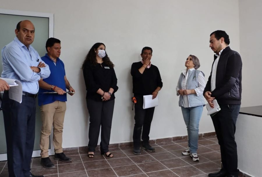 Magistrada Supervisa Obras de Remodelación de Juzgados en Jaltocán