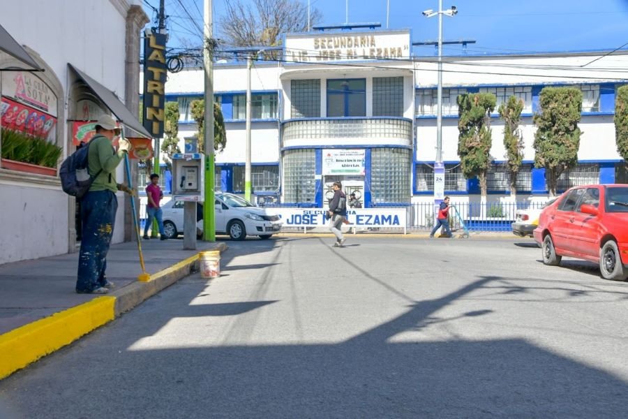 Realizan Mantenimiento y Conservación del Primer Cuadro de Tulancingo