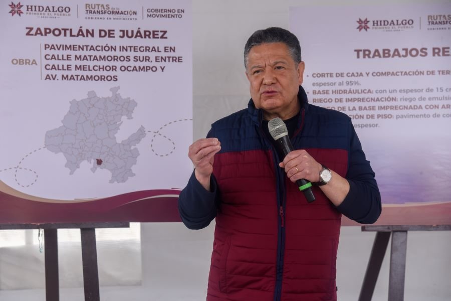 Supervisa Menchaca Salazar Construcción de Infraestructura en Zapotlán, Tolcayuca y Villa de Tezontepec