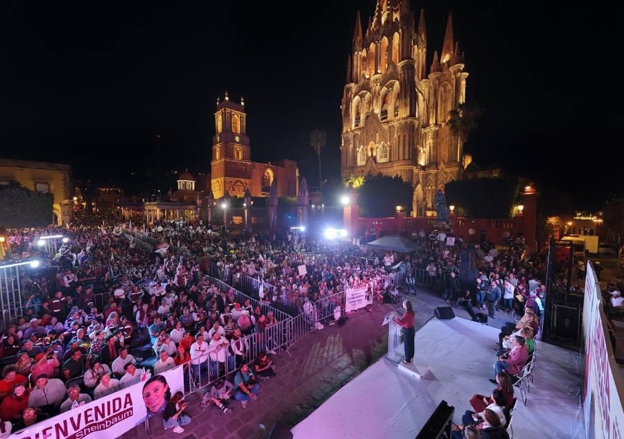 Si la “Cuarta Transformación” Alcanza La Gubernatura De Guanajuato Y Se Mantiene en la Presidencia de la República, Guanajuato  Recuperará La Paz: Claudia Sheinbaum