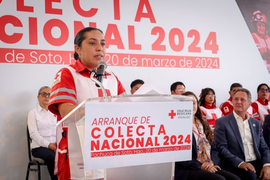 Arranca Colecta Nacional 2024 de la Cruz Roja Mexicana
