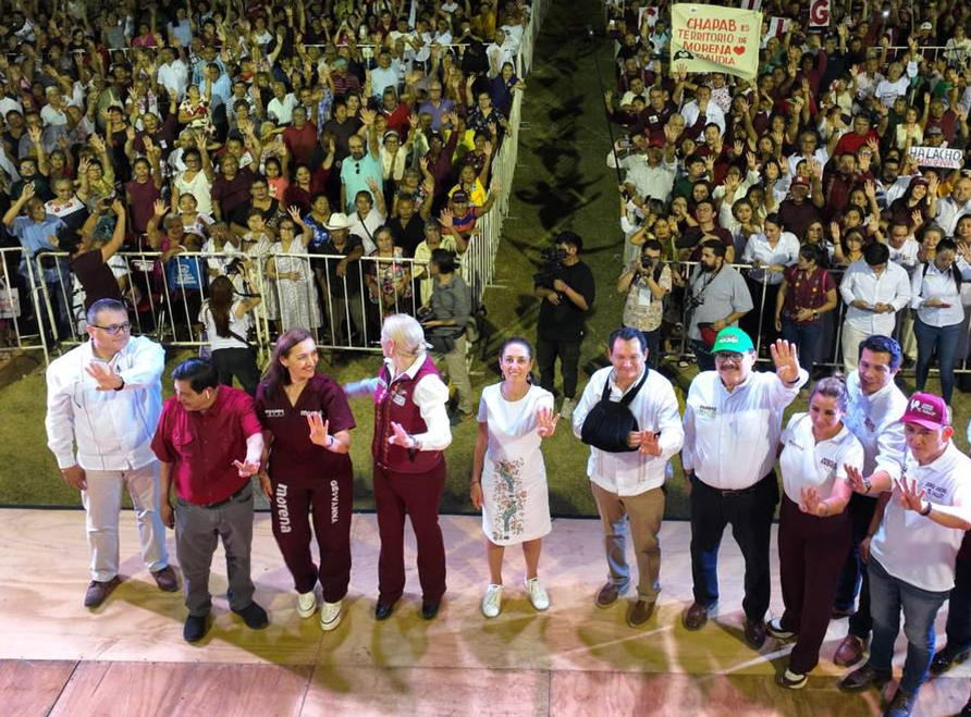 Va a llegar la transformación a Yucatán, aseveró Claudia Sheinbaum