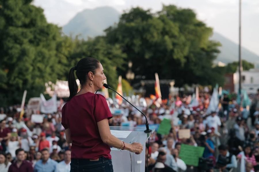 Claudia Sheinbaum Va Por La Consolidación de Las Empresas Nacionales Desde Guadalupe, Nuevo León