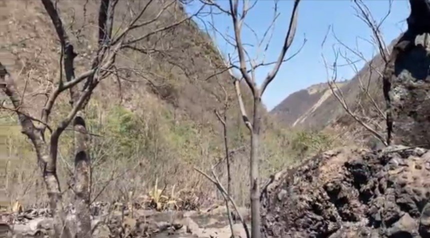 El Mando Unificado en el Incendio de Nicolás Flores Informó Haber Controlado el Fuego al 95% y Sofocado en 90%