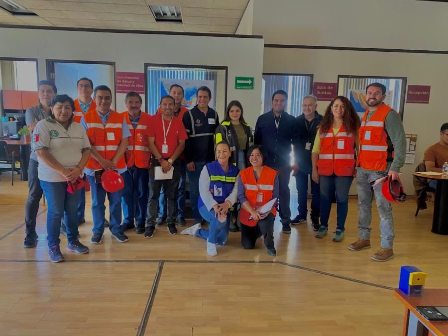 Personal de Sebiso es Capacitado en Protección Civil