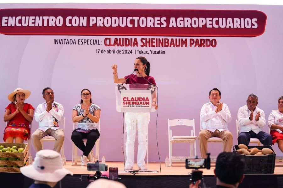 Claudia Sheinbaum Muestra Apoyo a Agricultores de Yucatán Para Recuperar Concesiones y Subsidios de Pozos Agrícolas y Ganaderos