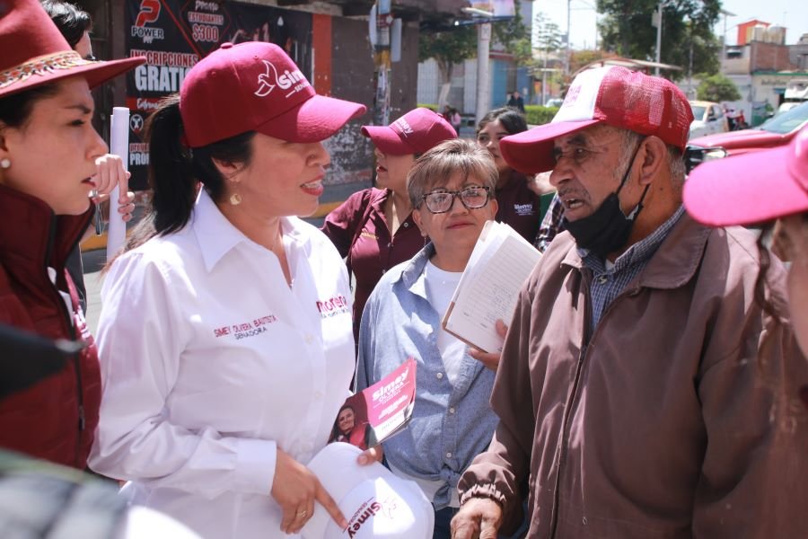 Comparte Simey Olvera Visión de la 4t en Tulantepec y Singuilucan