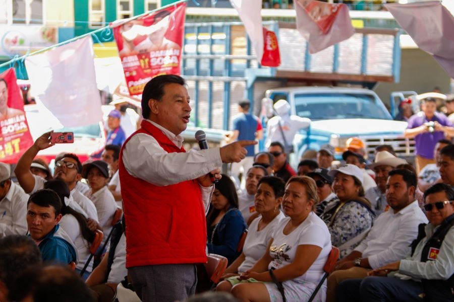 Damián Sosa va por el desarrollo de Hidalgo con el PT