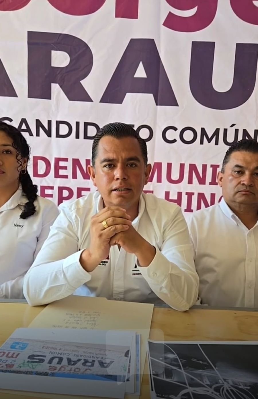 Denuncia Jorge Araus Guerra Sucia en Su Contra