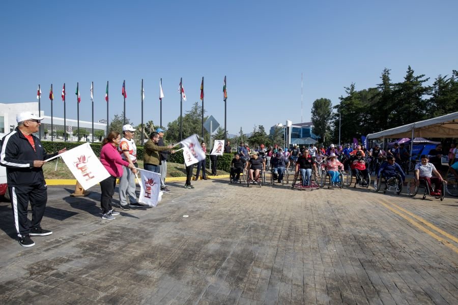 Disfrutan familias Primera Rodada Recreativa Garza FINI