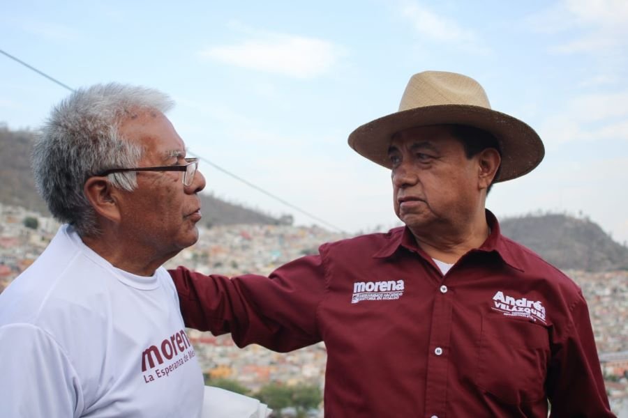 En el Barrio del Porvenir Promete Andrés Velázquez Gestión Para El Deporte