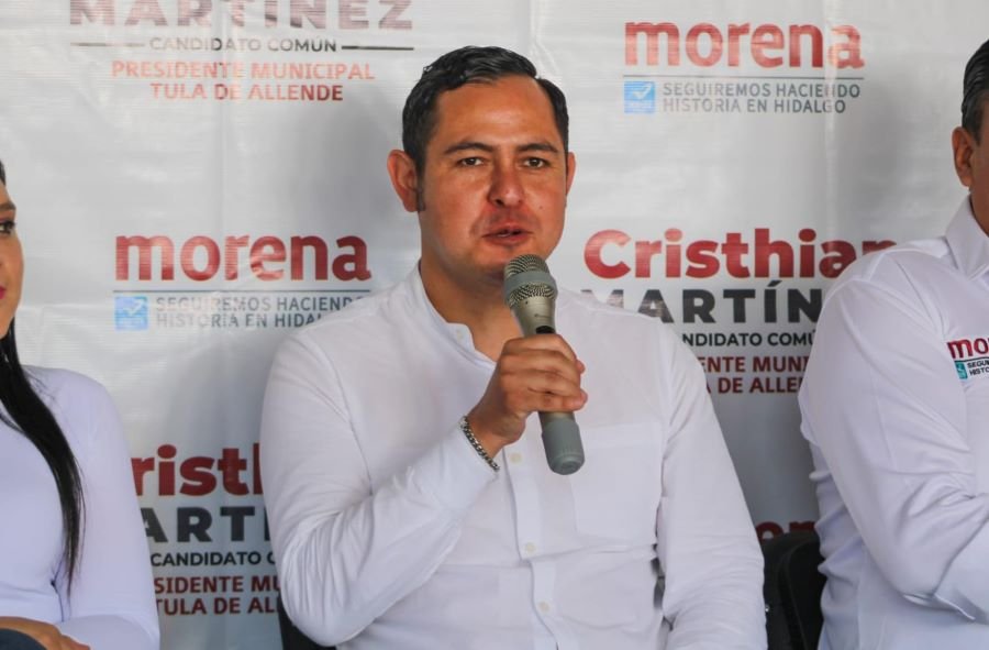 Fundador de Morena Acompaña a Cristhian Martínez en Fórmula Para La Presidencia de Tula