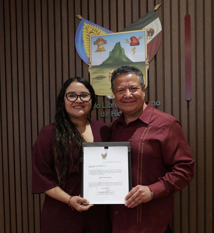 Juana Vanesa Escalante Arroyo Nueva Secretaria de Salud del Estado de Hidalgo