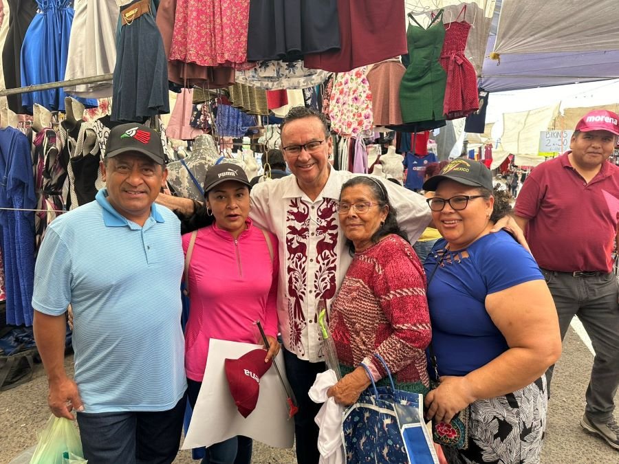 Recorrió “El Puma” Tianguis De Tlahuelilpan