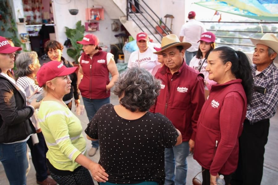 “SEA NUESTRA VOZ EN EL CONGRESO”, PIDEN A ANDRÉS VELÁZQUEZ EN LAS PALMITAS