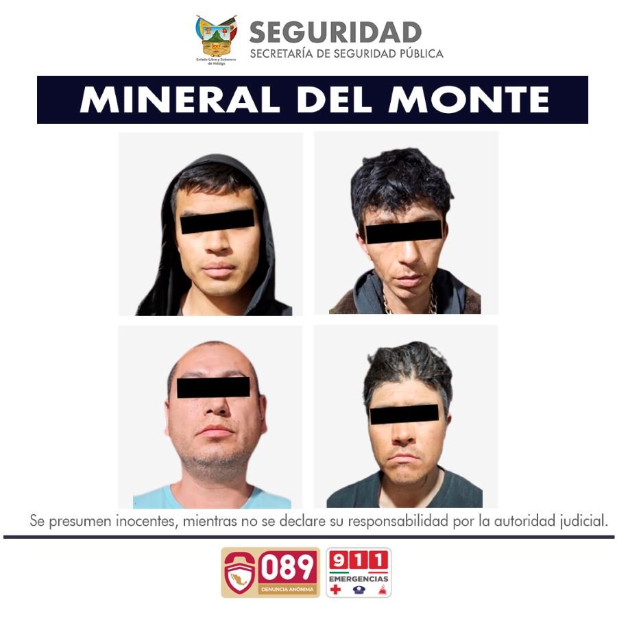 SSPH Asegura Más de 17 Mil Dosis de Droga en Mineral del Monte