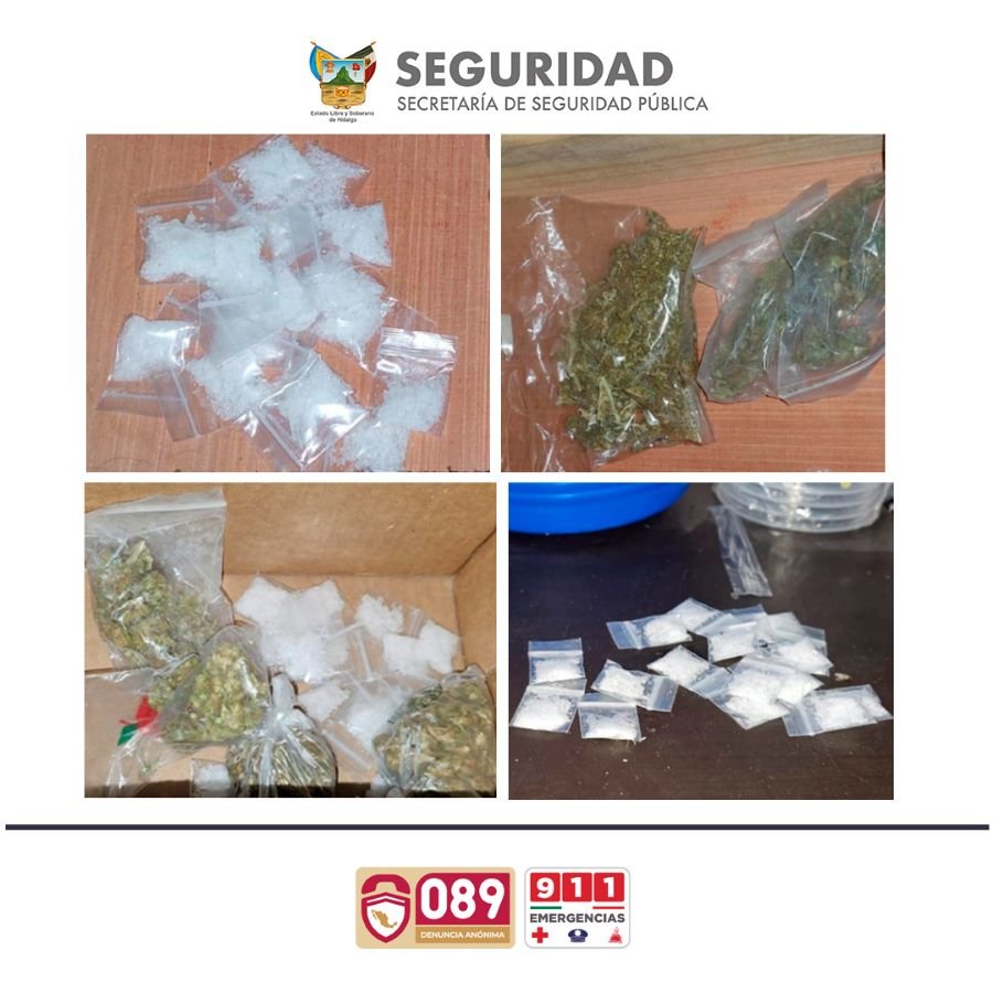 SSPH desmantela puntos de narcomenudeo en Tepeji del Río