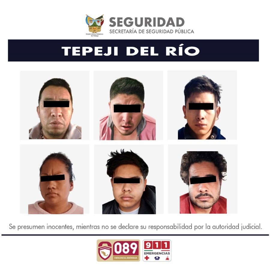 SSPH Captura a Banda Dedicada al Robo de Transporte de Carga en Tepeji