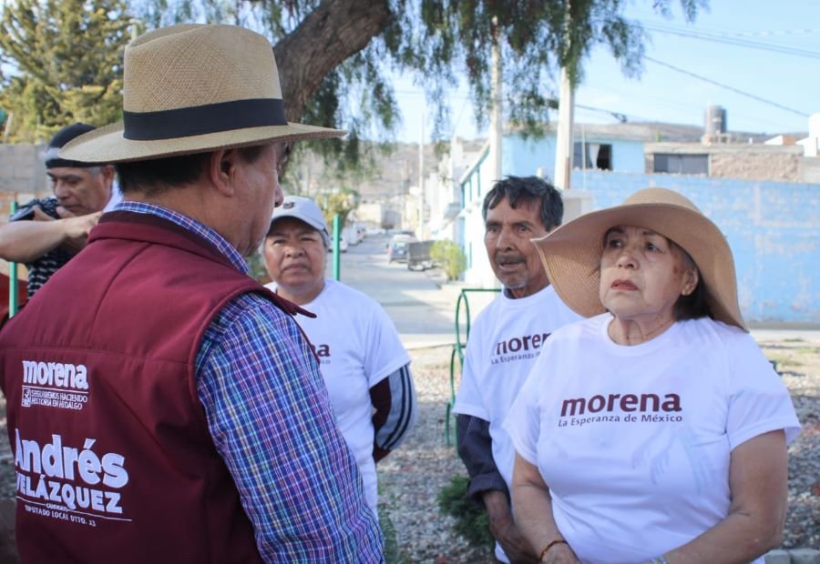 Seguridad, Tema Prioritario en Colonias de Pachuca: Andrés Velázquez