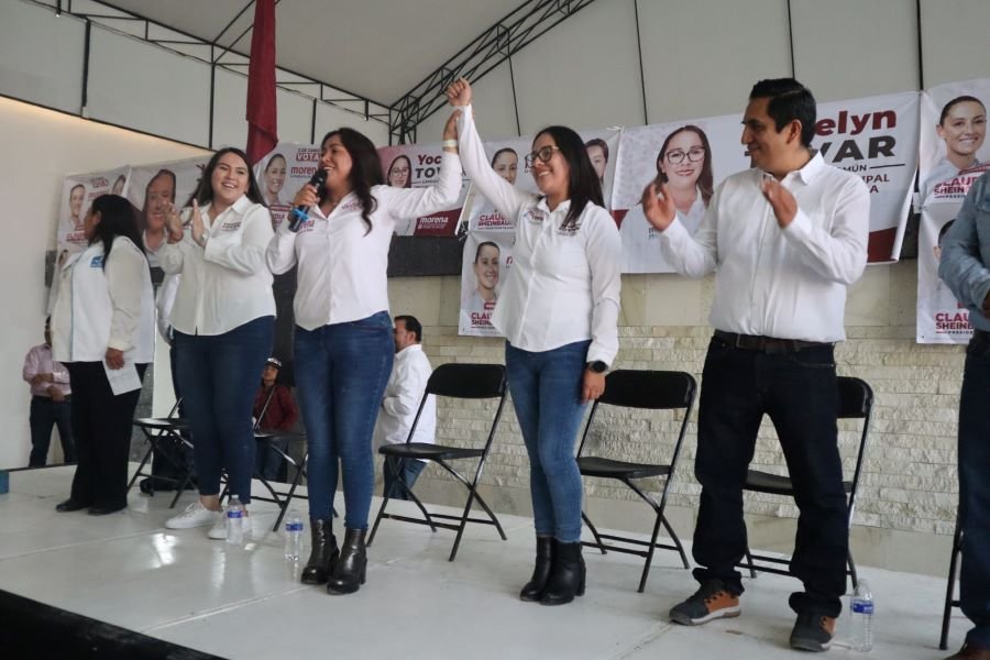 Viridiana Cornejo Acompaña Arranques de Campaña de Morena