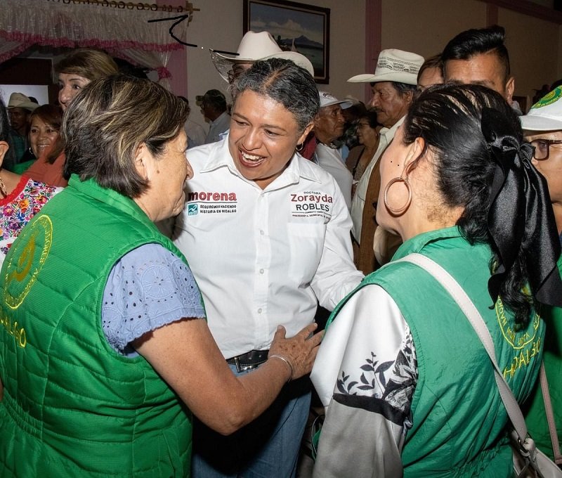 Cierre de campaña de Zorayda Robles será en jardín de Apan