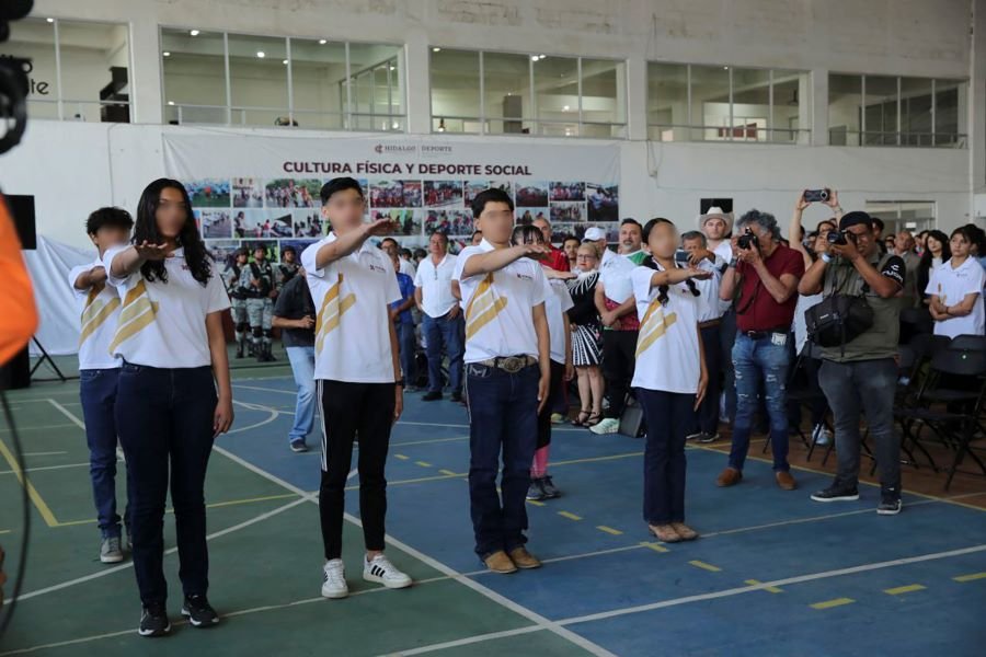 Abanderamiento de la Delegación Hidalguense Que Participará en Los Juegos Nacionales CONADE 2024