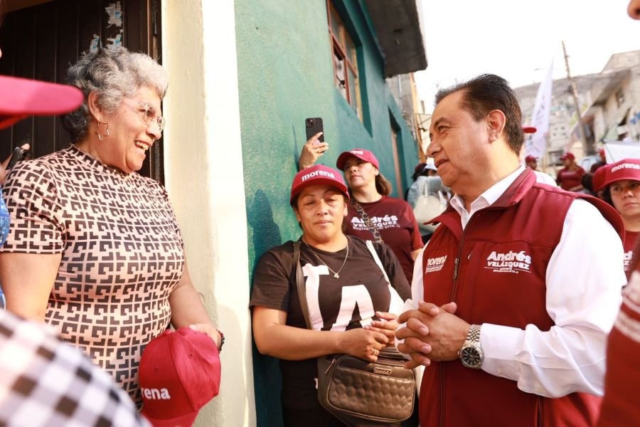 Andrés Velázquez Recibe Respaldo en la Colonia Cubitos