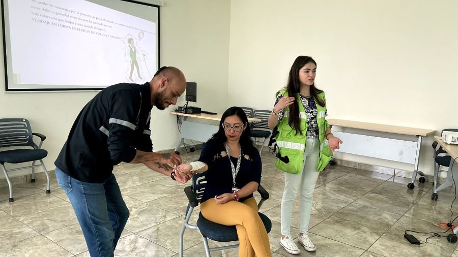 Capacitan en Primeros Auxilios a Personal del Centro de Conciliación Laboral del Estado de Hidalgo