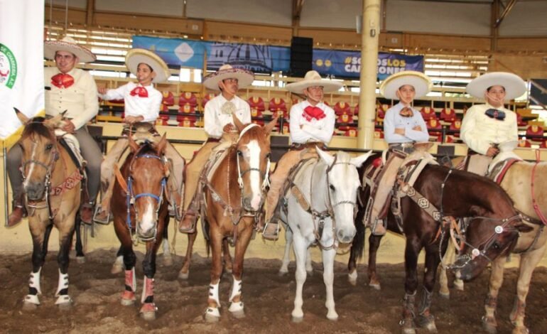 Charrería Categoría Infantil B” Hidalgo Suma Dos Medallas en La Justa Nacional