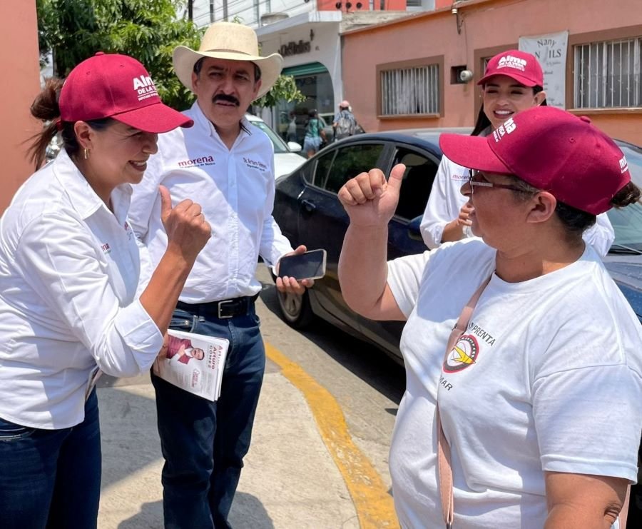Destaca Alma de la Vega Aceptación Ciudadana en Colonias de Tulancingo