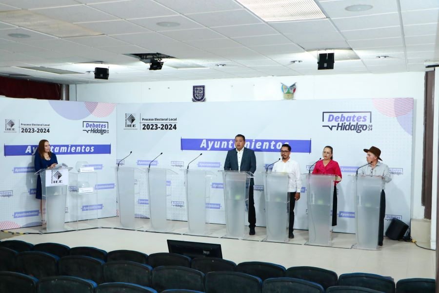 En Zempoala Aspirantes a la Presidencia Municipal Debatieron en Obra Pública y Educación
