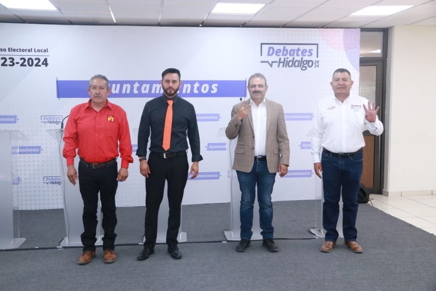 IEEH realiza debates de los Ayuntamientos de Nopala de Villagrán, Chapantongo y Tezontepec de Aldama