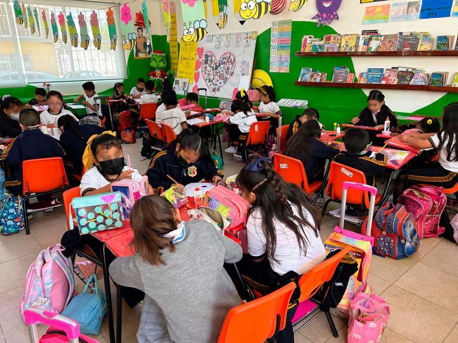 IHE organizó “Un día de arte en tu escuela” en primaria de Tolcayuca