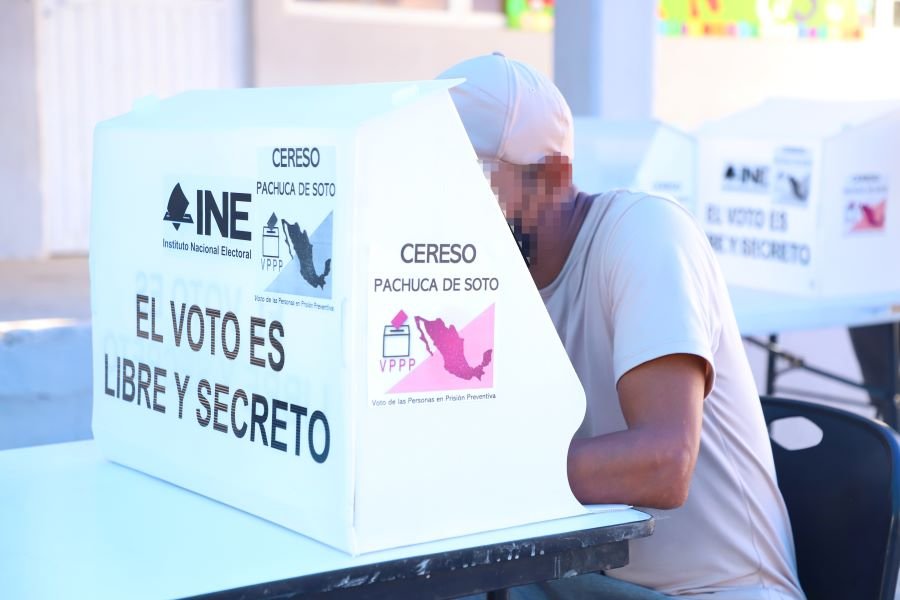 Inicia Votación Anticipada en 4 de los 12 Ceresos de Hidalgo
