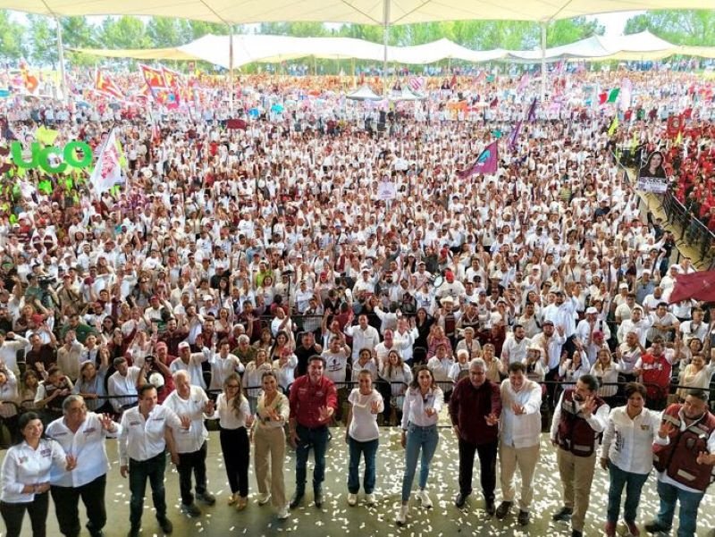 Por El Cansancio Que Hay De Tanto PRI, Van a Llegar Los Candidatos de La 4t: Claudia Sheinbaum Va Por La Victoria De La Transformación En Coahuila