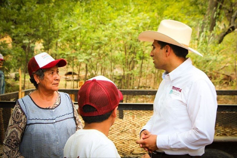 Promueve Germán Hernández campaña de voto en favor de Morena