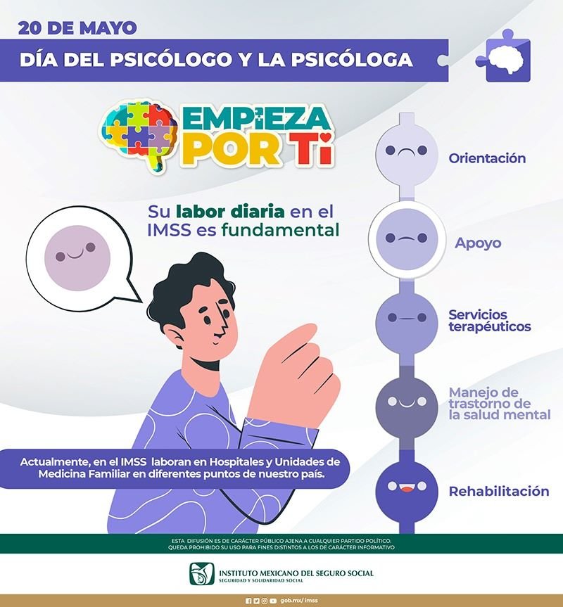 Reconoce IMSS Hidalgo a especialistas de la salud mental en su día