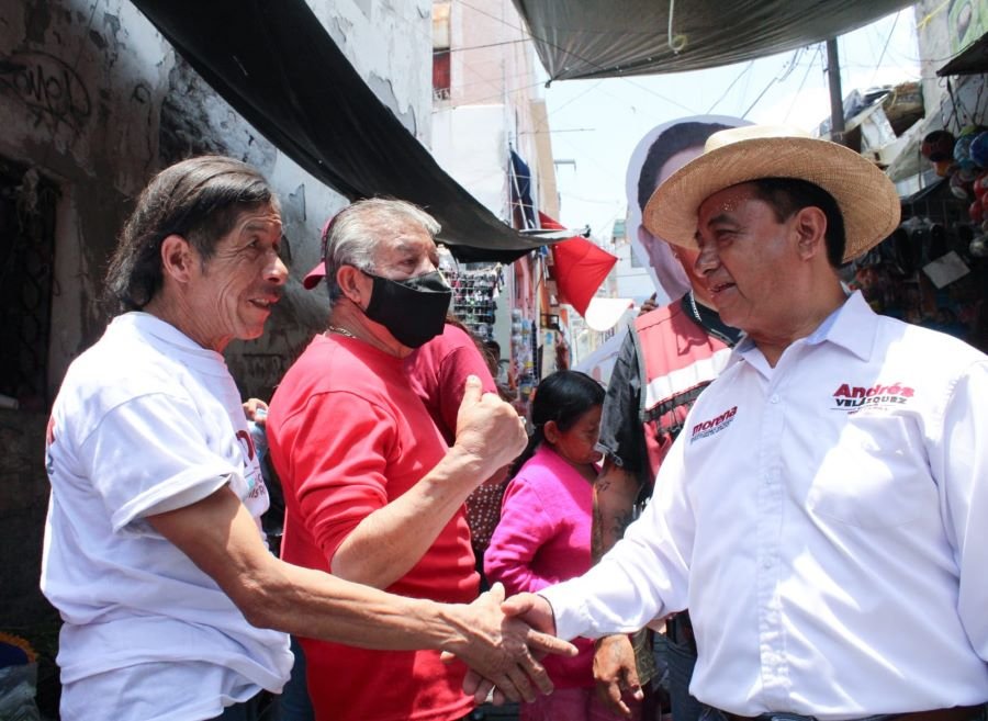 Recorrió Andrés Velázquez El Mercado Primero De Mayo