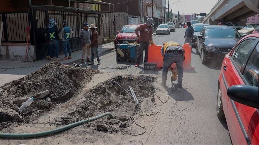 SIPDUS Verificó Drenaje en Colonia Geovillas