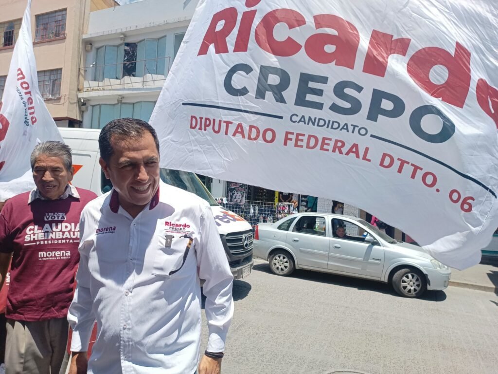 Triunfo contundente consolidara presencia de morena en Hidalgo: Ricardo Crespo