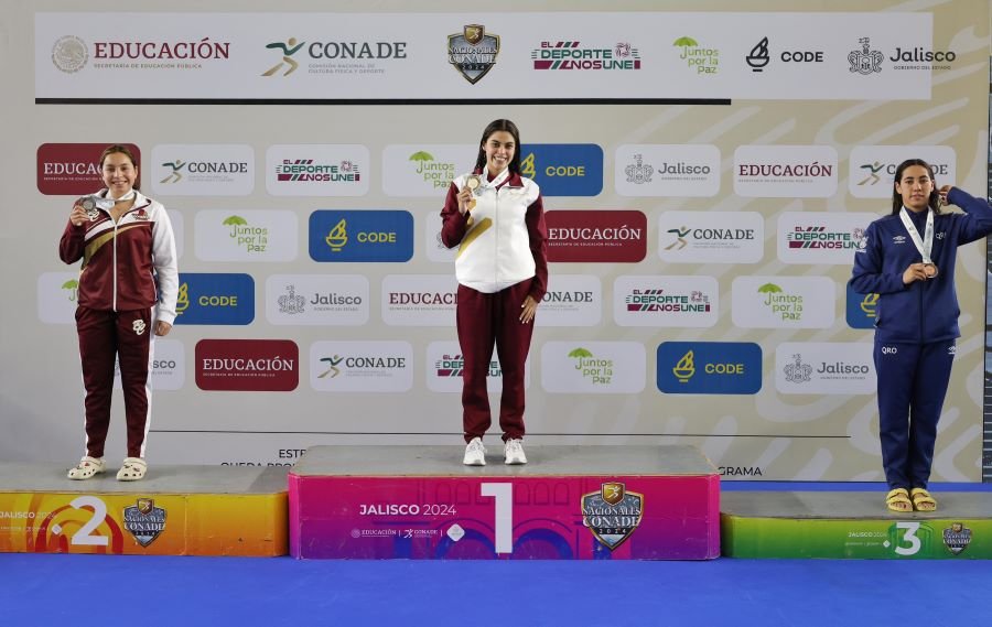 Belén Santolaya Abre El Medallero en Natación de Nacional de CONADE