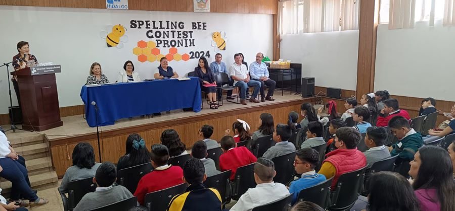 Estudiantes de primaria participaron en etapa estatal del Encuentro Nacional de Deletreo PRONI 2024
