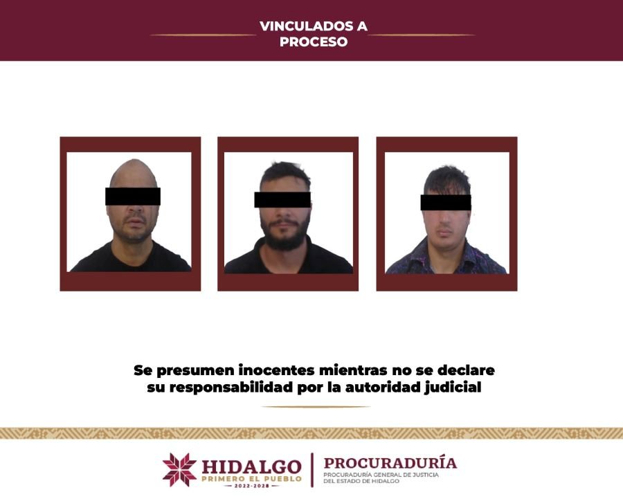 PGJEH vincula a proceso a personas investigadas por asalto equiparado agravado y robo