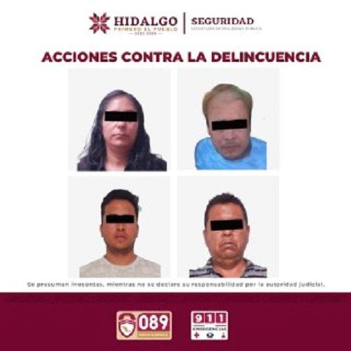 Policía Estatal Detiene a 4 Personas Por Portación Ilegal de Armas