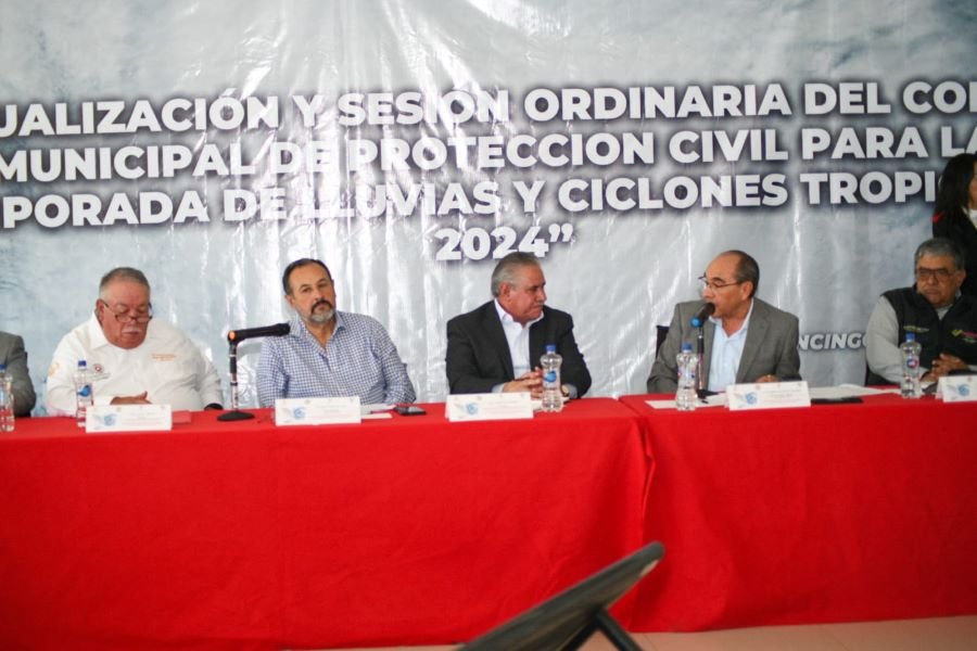 El Edil Eusebio Hernández, Declaró Sesión Permanente del Consejo Municipal de Protección Civil, Tulancingo.