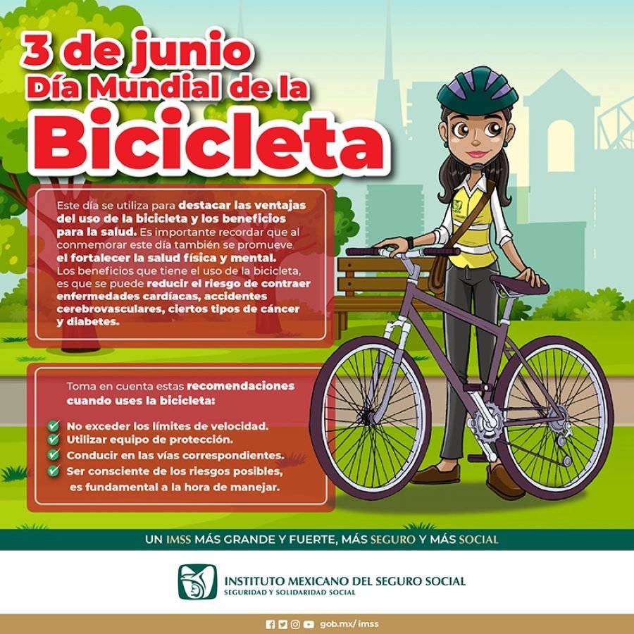 Recomienda IMSS Hidalgo Uso Bicicleta Como Transporte Sustentable
