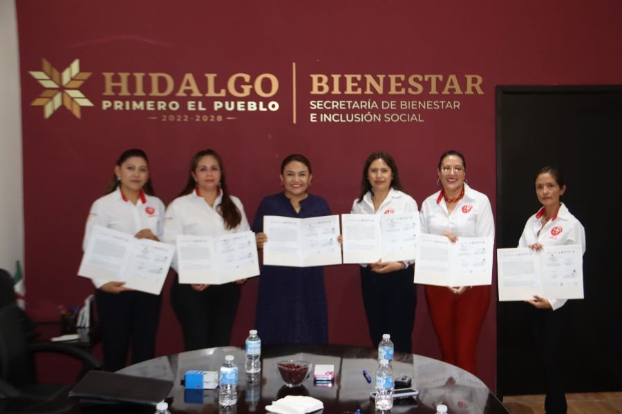 SEBISO y Cecatis Firman Convenio Para Beneficio de Sectores Vulnerables de Hidalgo