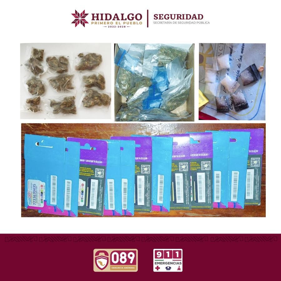 SSPH Asegura Droga y Vehículos Durante Operativo En La Región de Tula