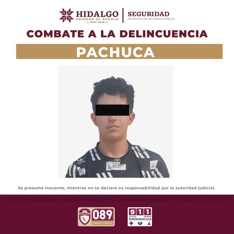 SSPH Detiene a Sujeto Por Robo de Autopartes